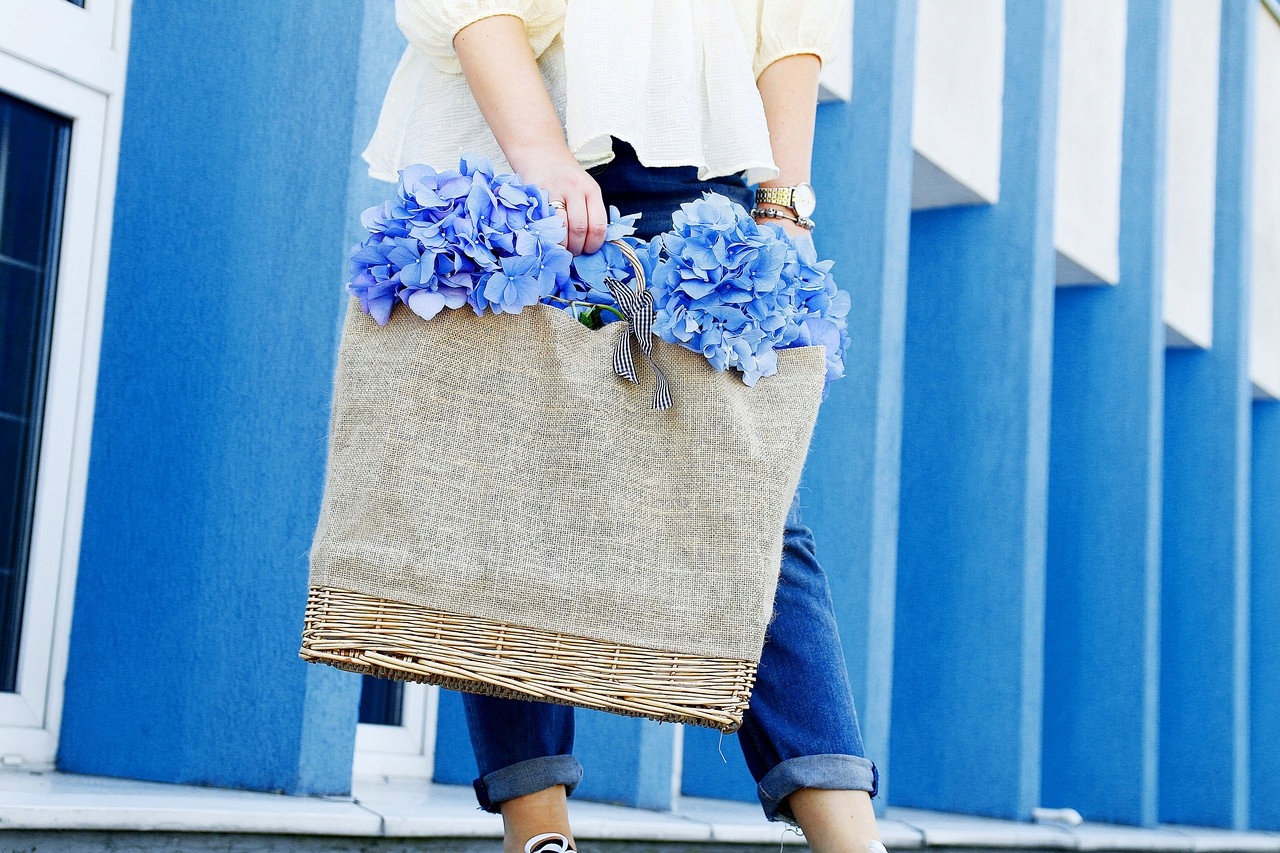 TOREBKA KOSZYK NA RAMIĘ ELEGANCKA SŁOMIANA BOHO Płeć kobieta