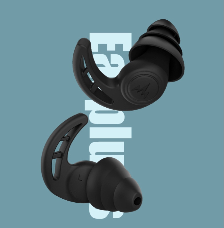 ZATYCZKI DO USZU STOPERY DO SPANIA CZARNE EAN (GTIN) 4898544933092