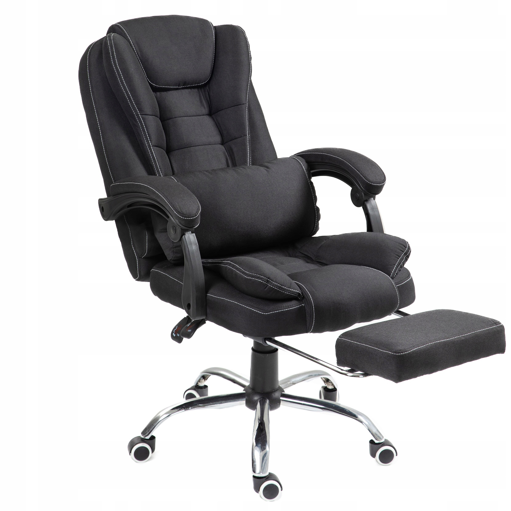 Textilné kancelárske podnožkové kreslo Giosedio NBR004W