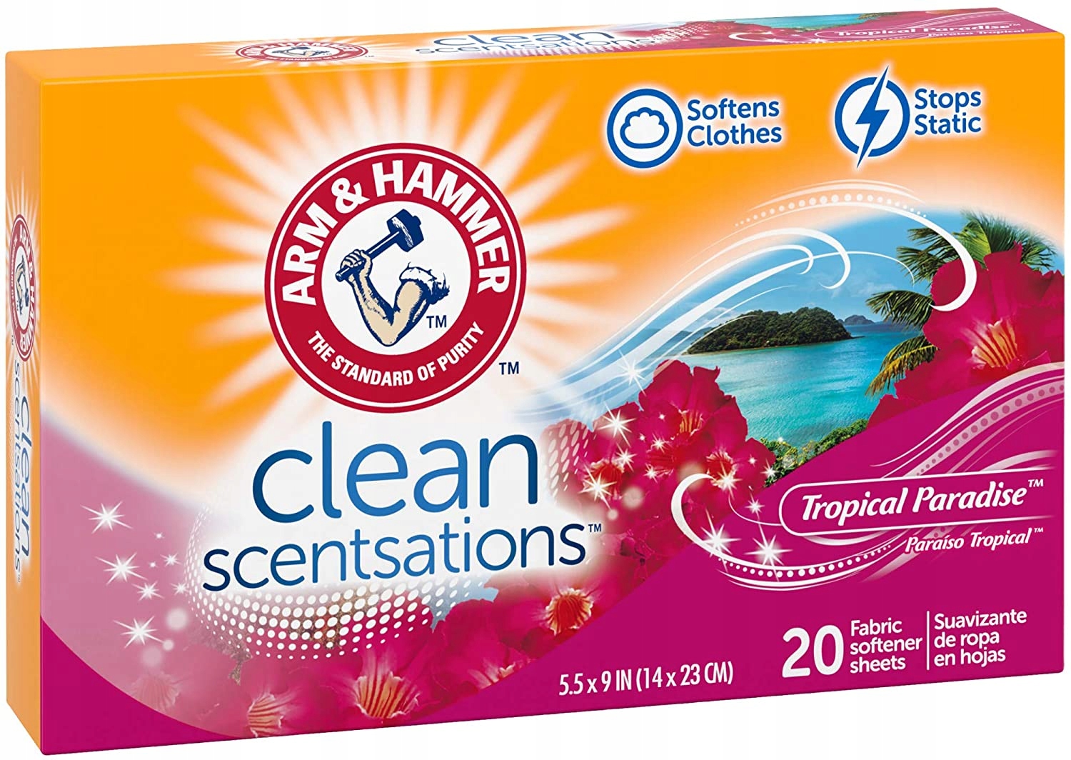 

Chusteczki Do Suszarki Usa Arm&hammer Tropical