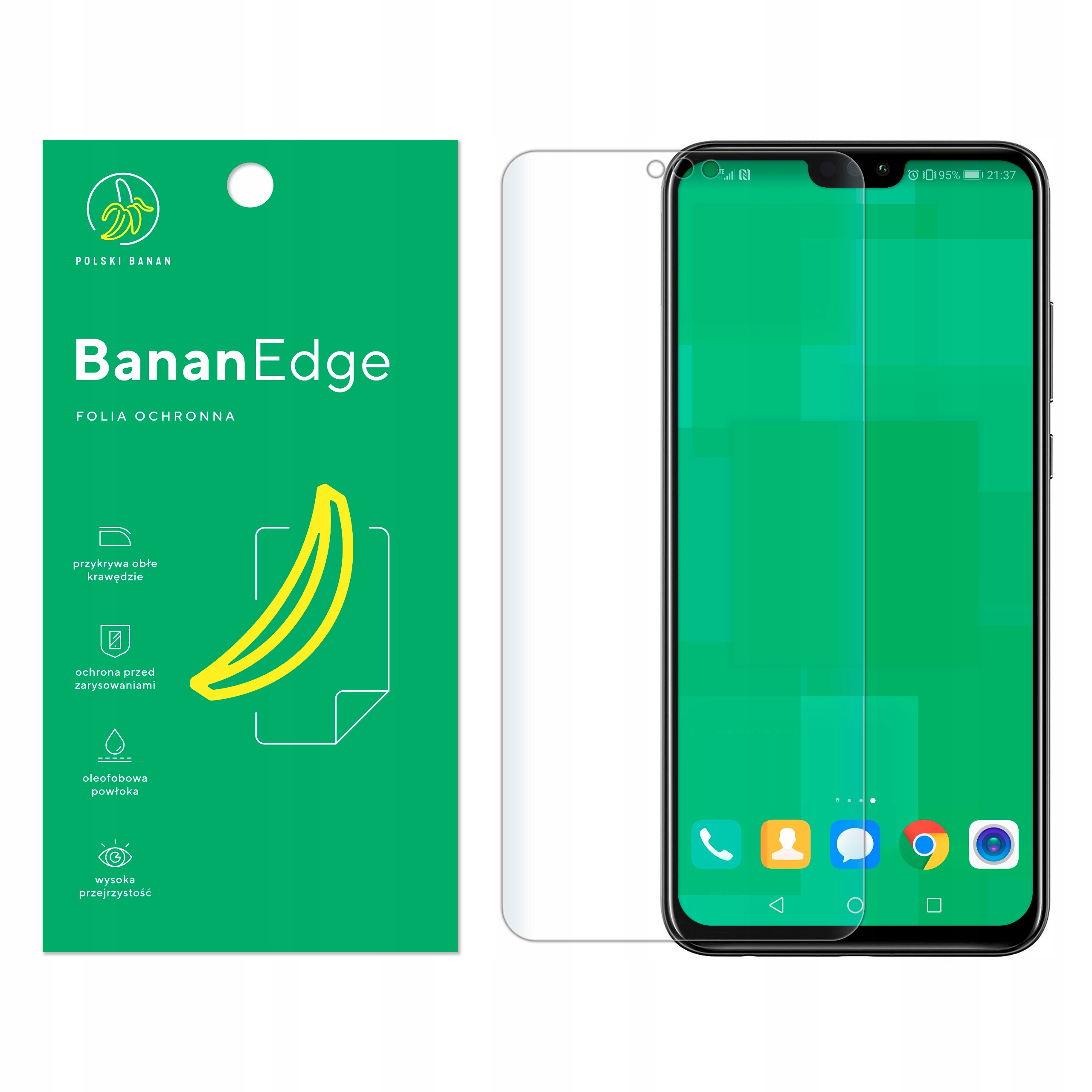 

Folia Ochronna Polski Banan do Huawei Honor 8X