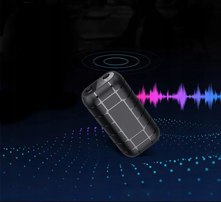 Dyktafon 10dni podsłuch mp3 redukcja szumu Kolor czarny