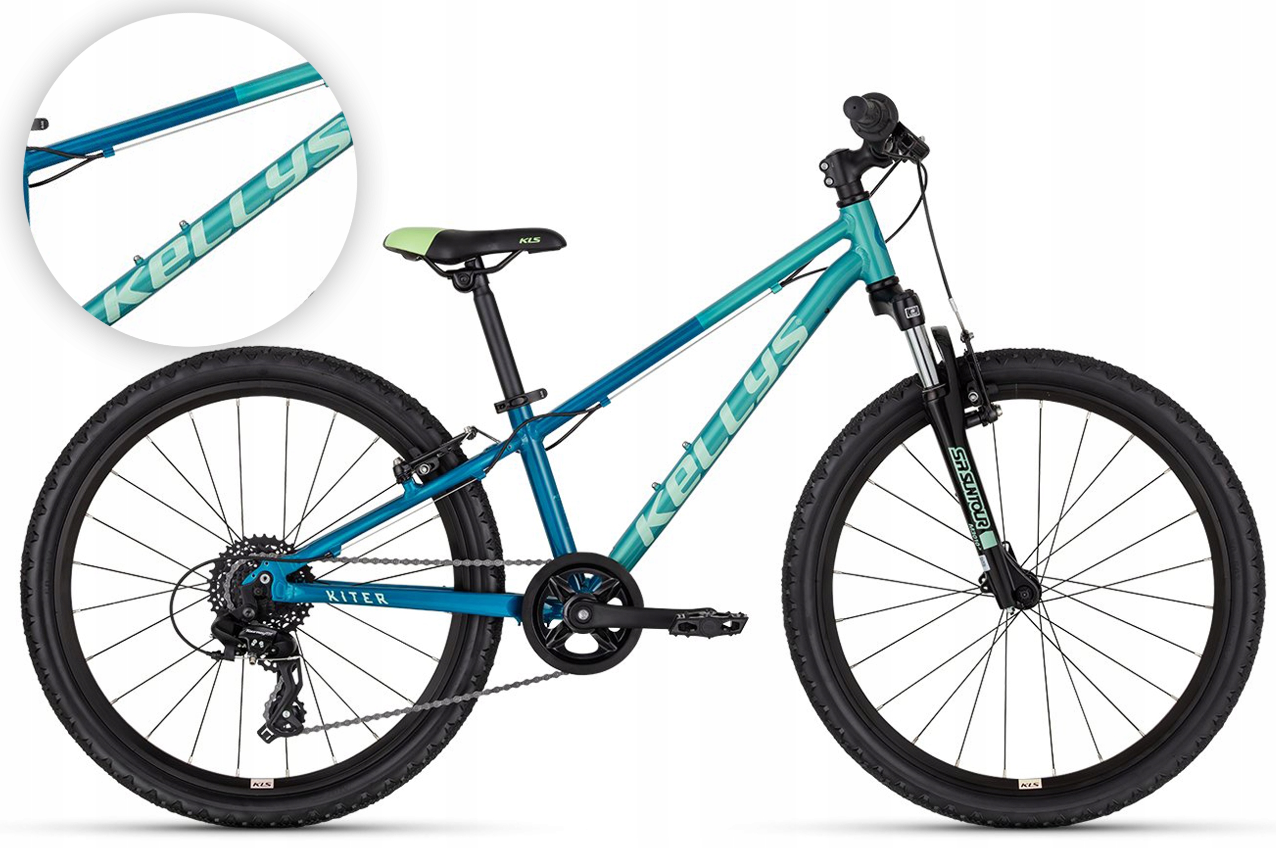 Rower dziecięcy 20" Kellys Kiter 50 rama 10" Ocean Blue( niebieski R26