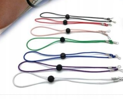 Smycz regulowana do maseczki wygodna maska 7 szt.