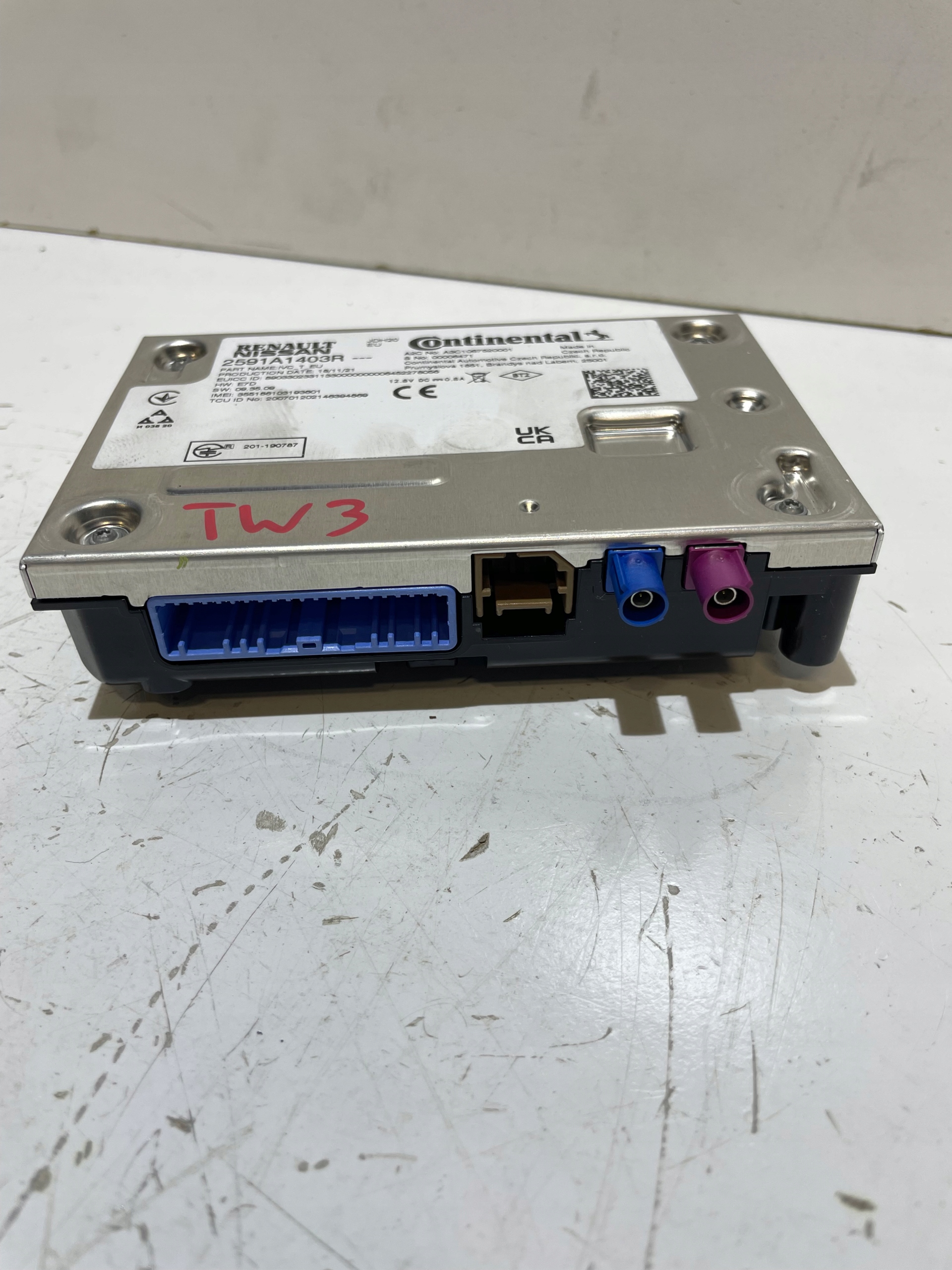 RENAULT TWINGO III MODULE NAVIGATION 2591A1403R