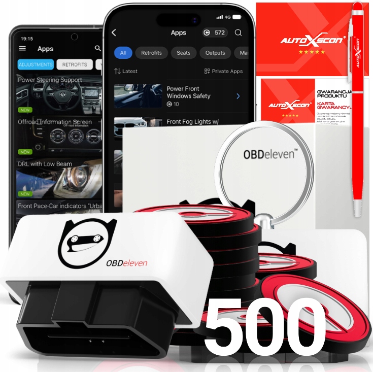 Rozhraní Vag OBDeleven+500 kreditů Diagnostický Tester Vag Polský Prodejce