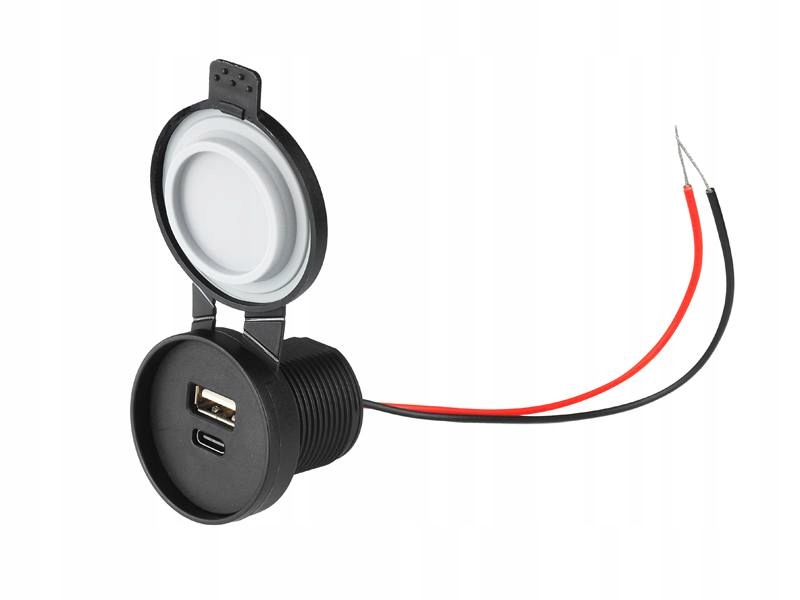 Ltc LXG530 Ładowarka montażowa Usb -C 12V 24V do samochodu kempingu jachtu
