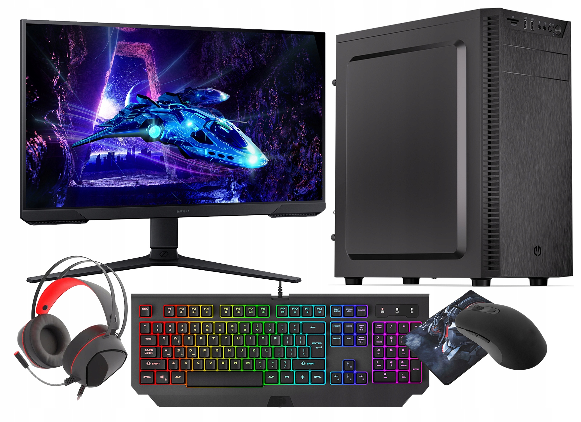 Ai Pc Vist R5 8600G 32GB DDR5 Radeon 760M Ssd 1TB nVme Wifi W11 24" 180Hz