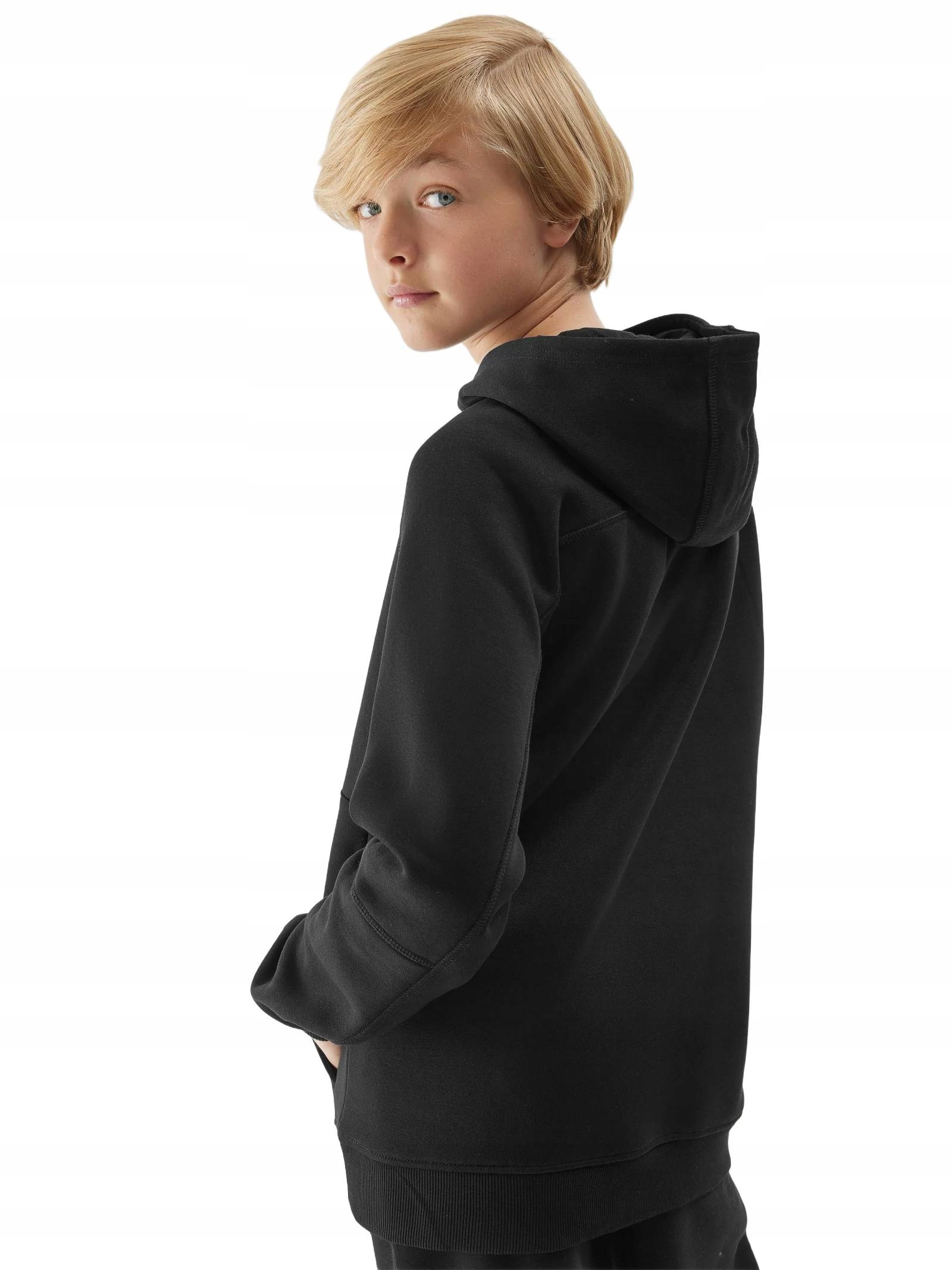 KOMPLET CHŁOPIĘCY DRESOWY 4F BLUZA SPODNIE DRES Rodzaj kaptur