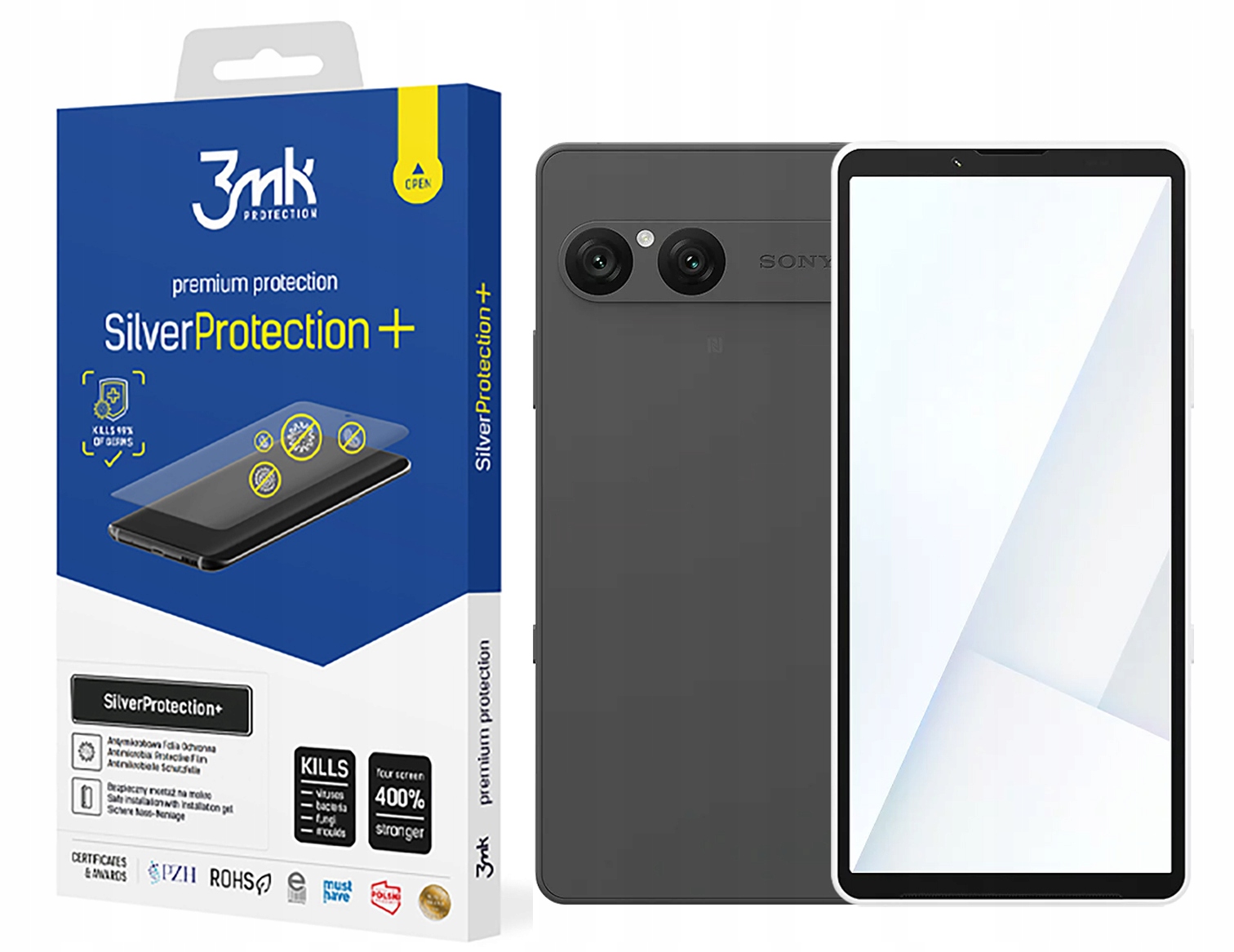 Antimikrobiálna fólia 3MK Silver Protection+ pre Sony Xperia 10 VII