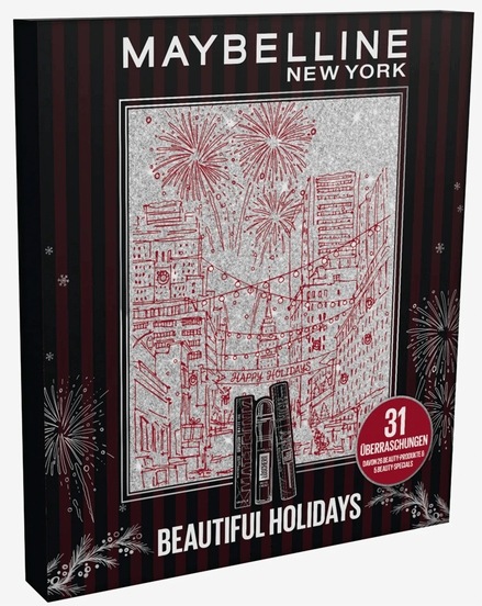 Адвент-календарь Maybelline Beautiful Holidays 2026, 31 средство для макияжа