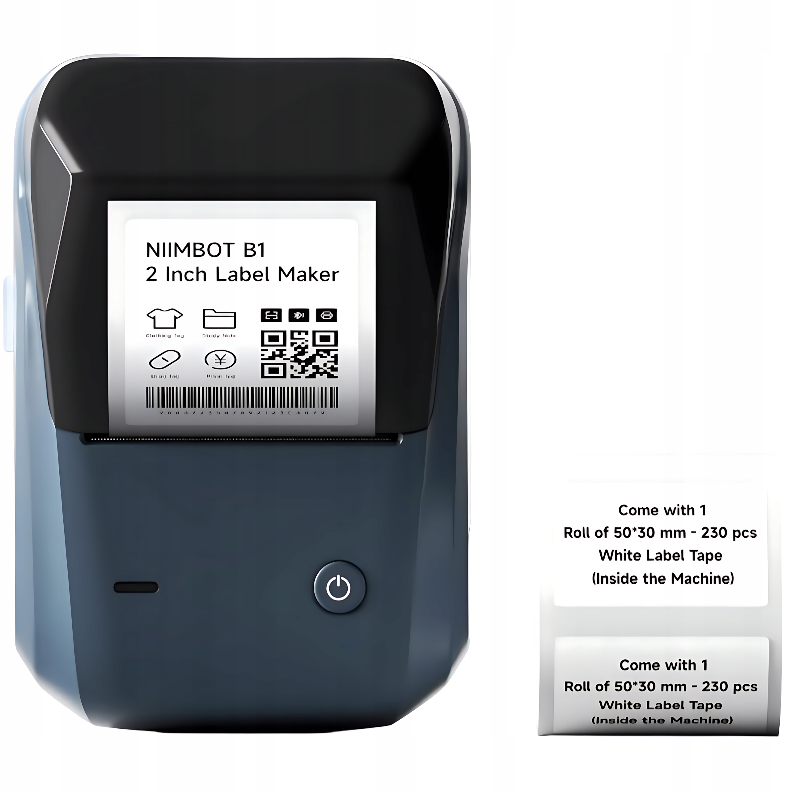 Niimbot Termální Tiskárna Štítků B1 Bezdrátová Bluetooth S Samolepky