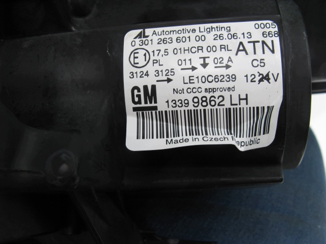 Leuchte vorne OPEL ZAFIRA C