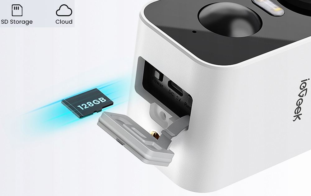 Kamera Solarna Zewnętrzna Wewnętrzna WIFI 3MP 64GB Procesor sygnałowy DSP Progressive Scan CMOS