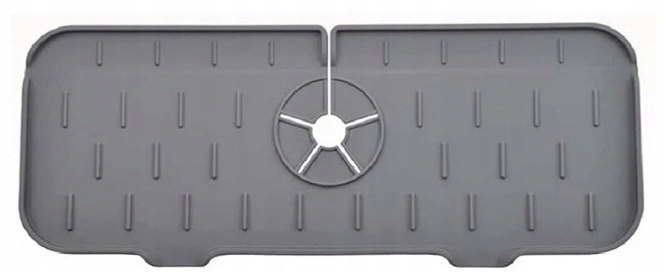 SILIKONOWA MATA OCIEKACZ NA ZLEW PODKŁADKA SZARA Marka Liderhoff