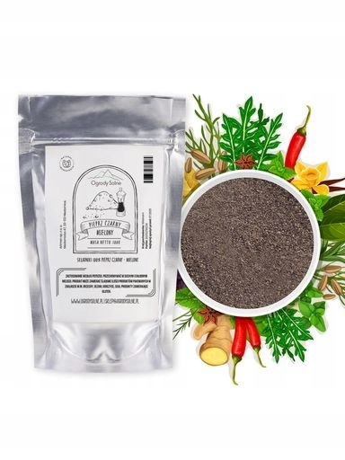 Levně 7x Ogrody Solne Koření Pepř černý mletý 100 g vysoké kvality