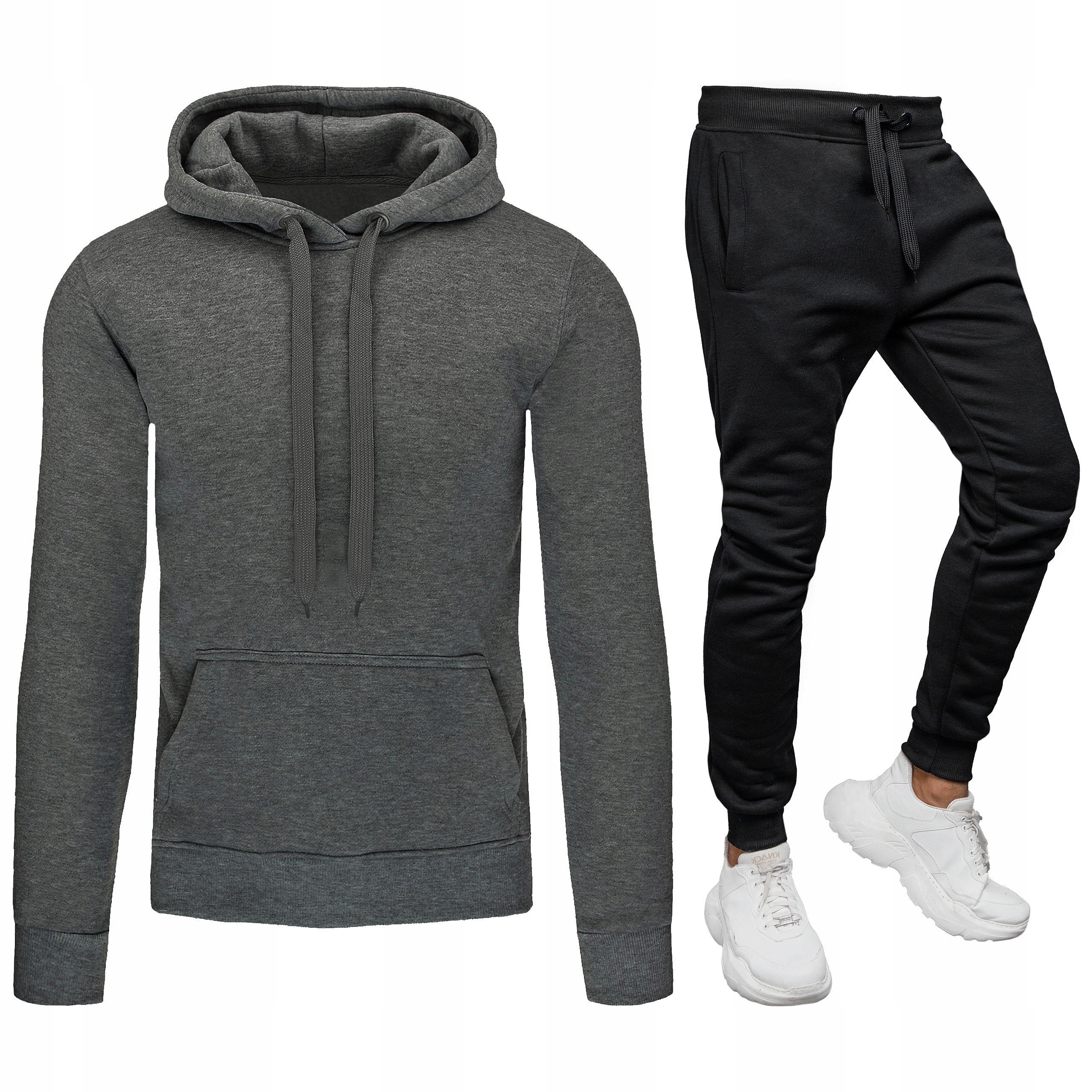 MĘSKI KOMPLET DRESOWY BLUZA SPODNIE roz. L