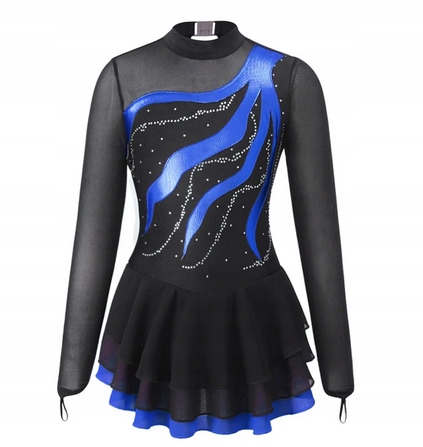 Strój Do Gimnastyki Balet Sukienka Łyżwiarstwo 122 Body 1104