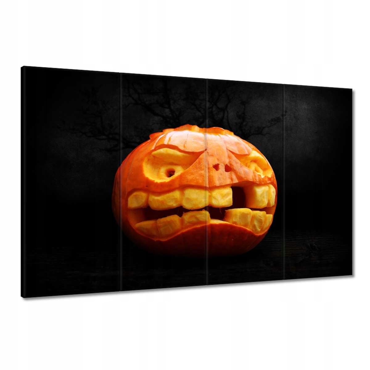 Obrazy 120x80 Halloween Dýně
