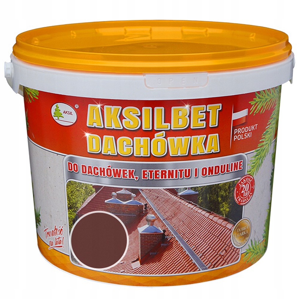 

Aksilbet Dachówka Wiśnia Ciemna 5L farba do dachu