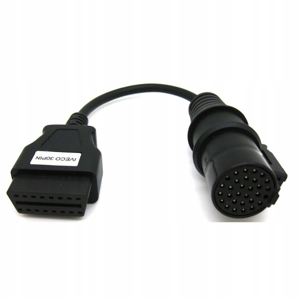 Adapter z OBD2 16 pin na iveco 30 pin przejściówka