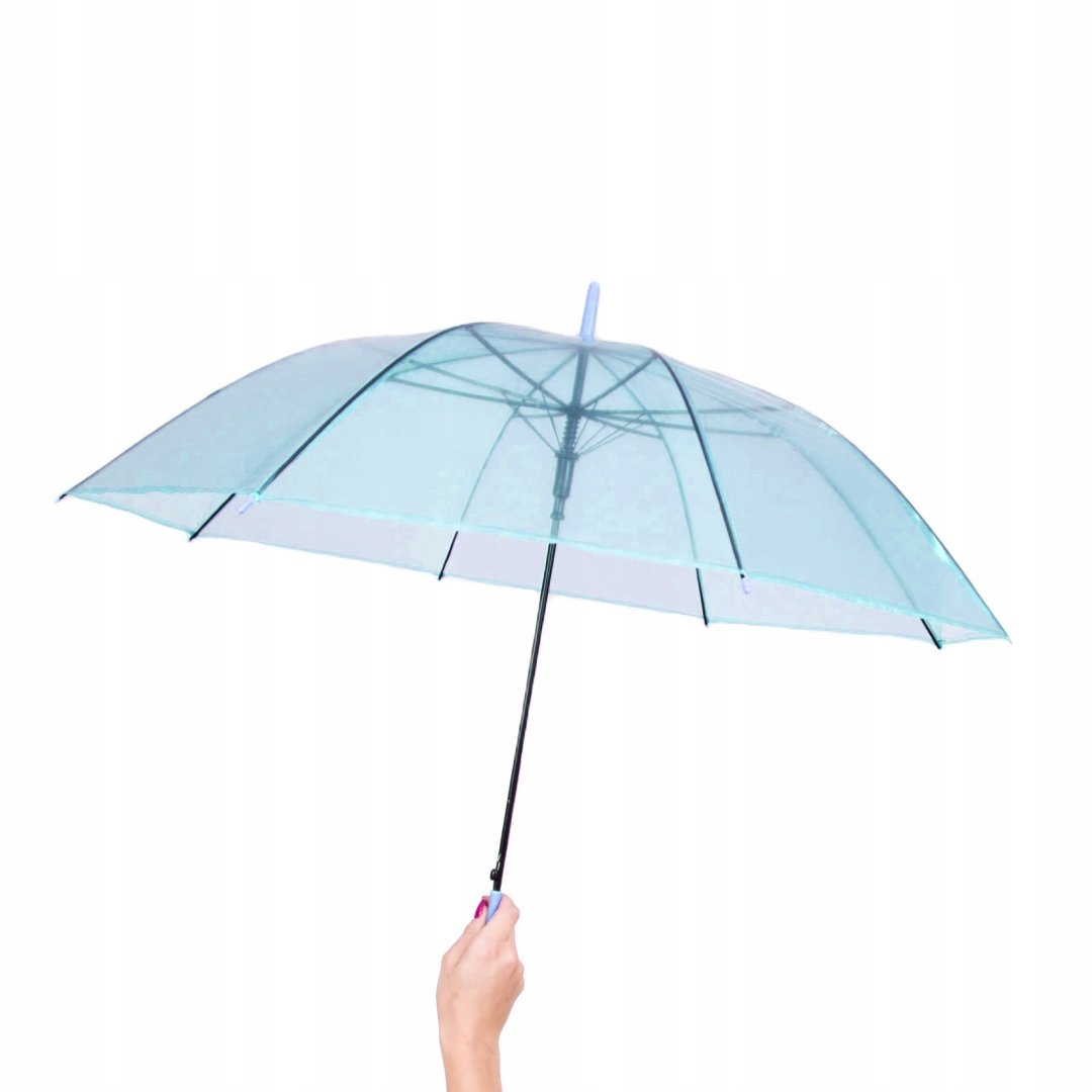 PARASOL PARASOLKA PRZEZROCZYSTA ŚLUB TRANSPARENTNA Marka inna