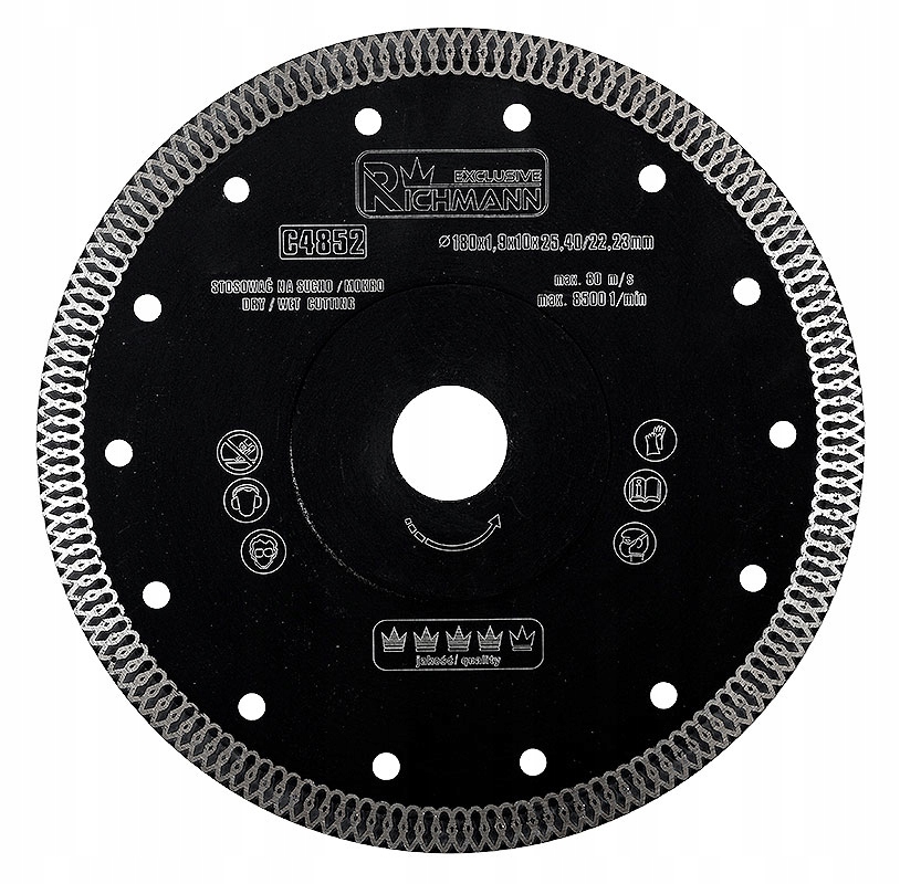 

Corona Tarcza Diamentowa Cienka Płytek Gresu 180MM