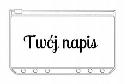 

Personalizowany Wkład Koszulka Kieszeń Na Suwak A6