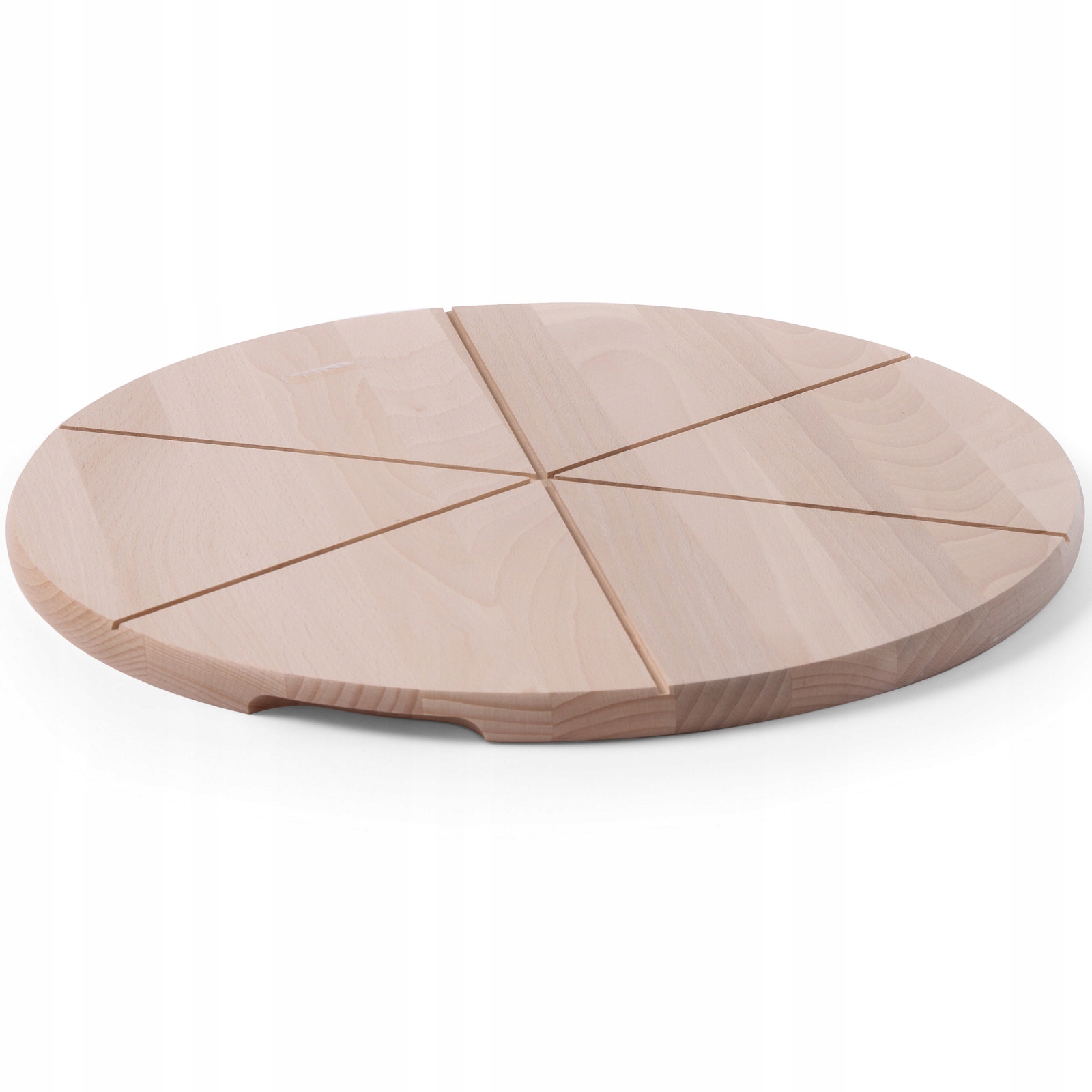 Dřevěná Deska Na Krájení A Podávání Pizzy Kulatá 45 CM Hendi