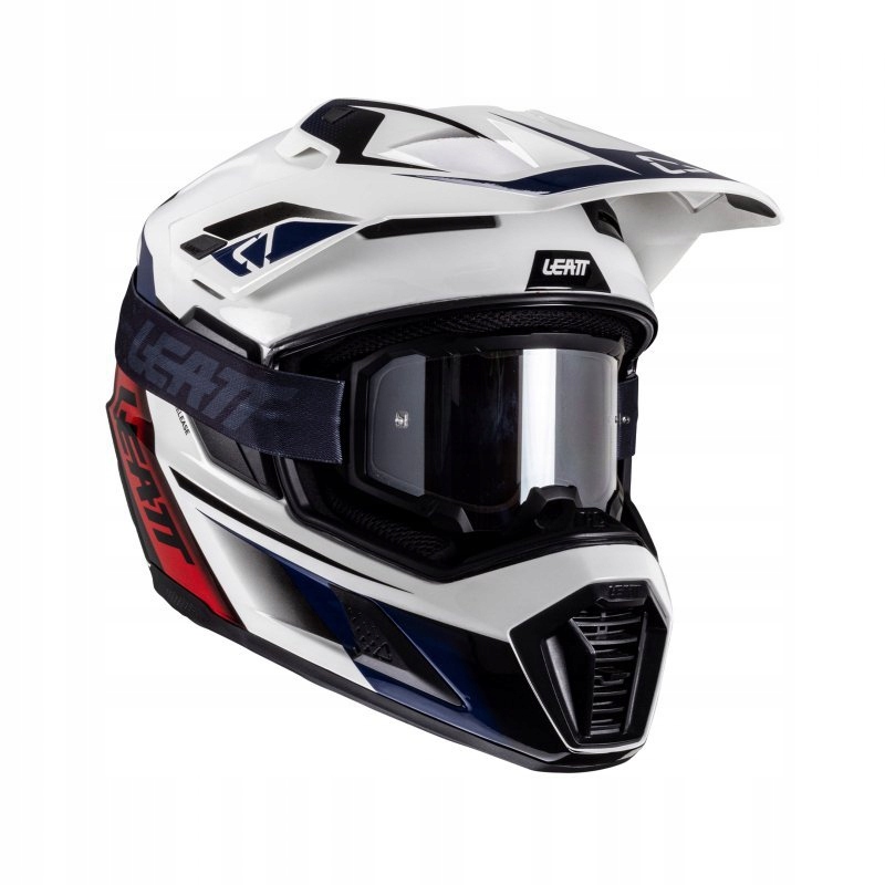 Motocyklová Prilba S Okuliarmi Leatt Kit Adv 8.5 Royal S