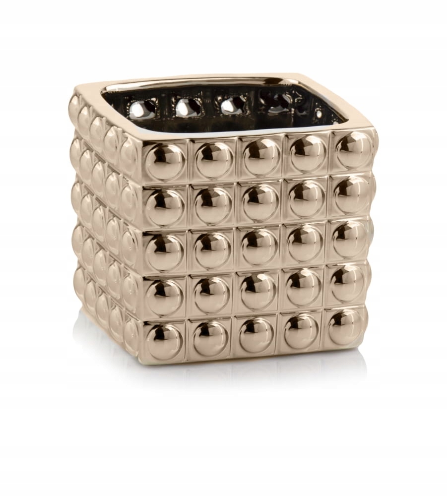 DONICZKA OSŁONKA DO KWIATÓW ZŁOTA CERAMICZNA MOON CERAMIKA PREZENT