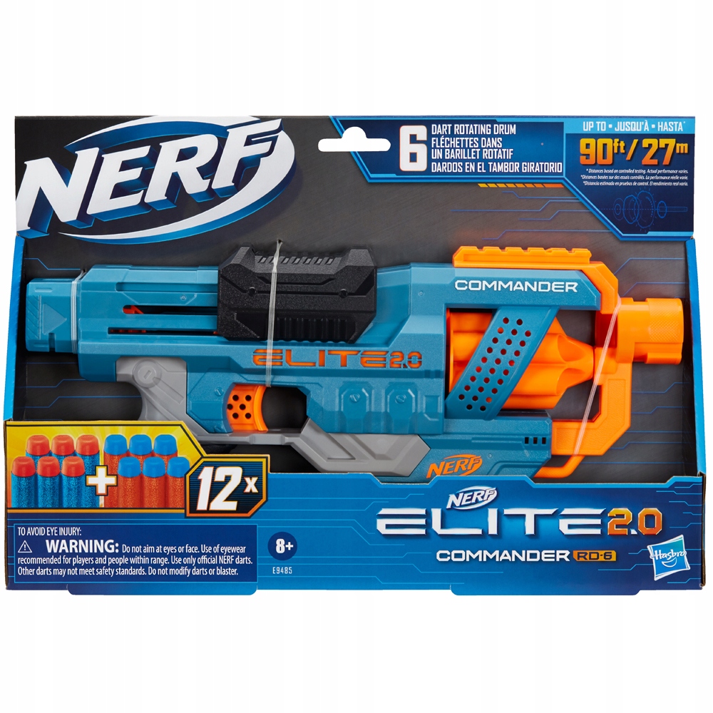 NERF Elite 2.0 Commander RD 6 E9485 EAN (GTIN) 5010993725038