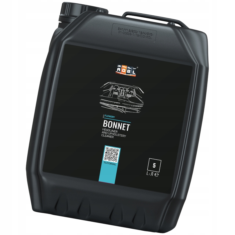 Adbl Bonnet 5L Płyn Do Czyszczenia Prania Foteli Tapicerki Podsufitki