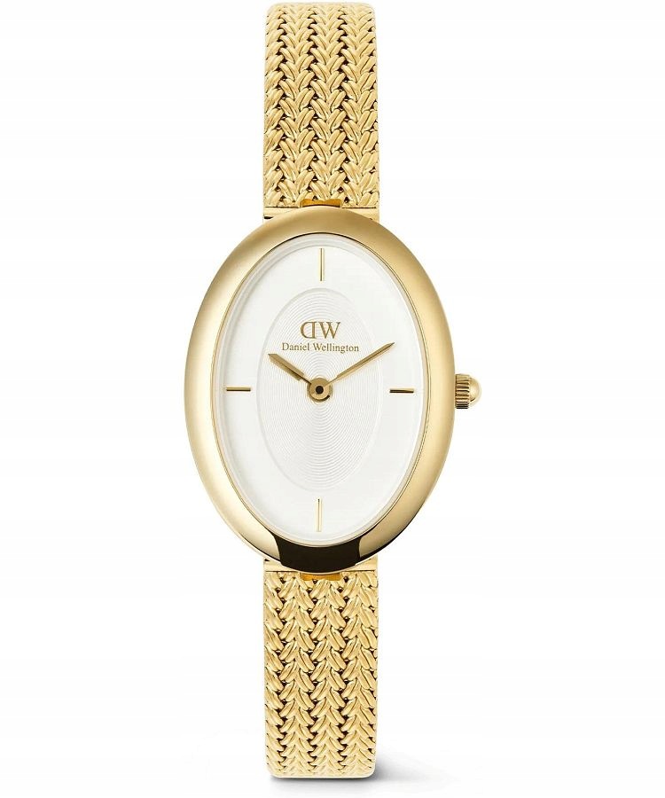 Hodinky Daniel Wellington Juliette Braided Mesh White Sunray Gold
