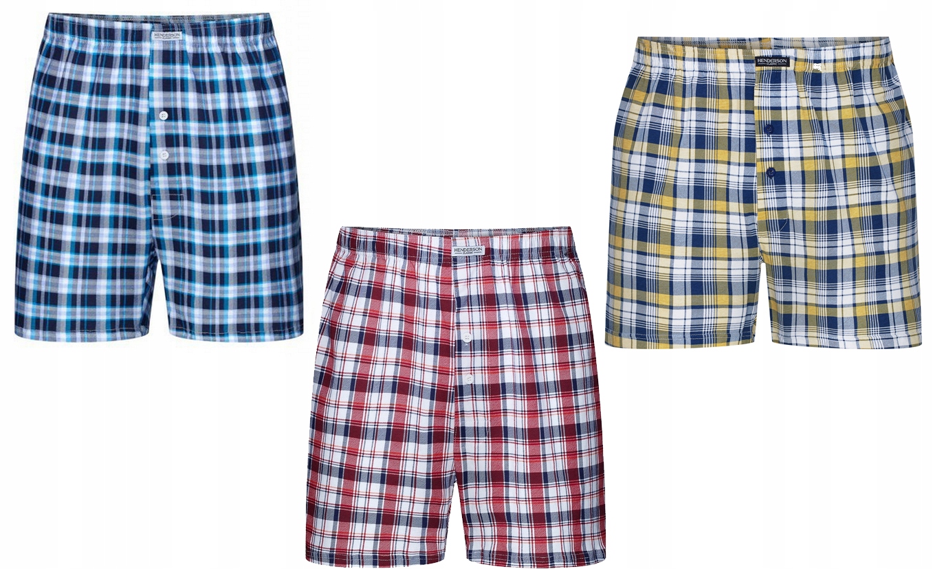 3X HENDERSON BOKSERKI MĘSKIE LUŹNE M Kod producenta 1449 K313 K314 K321
