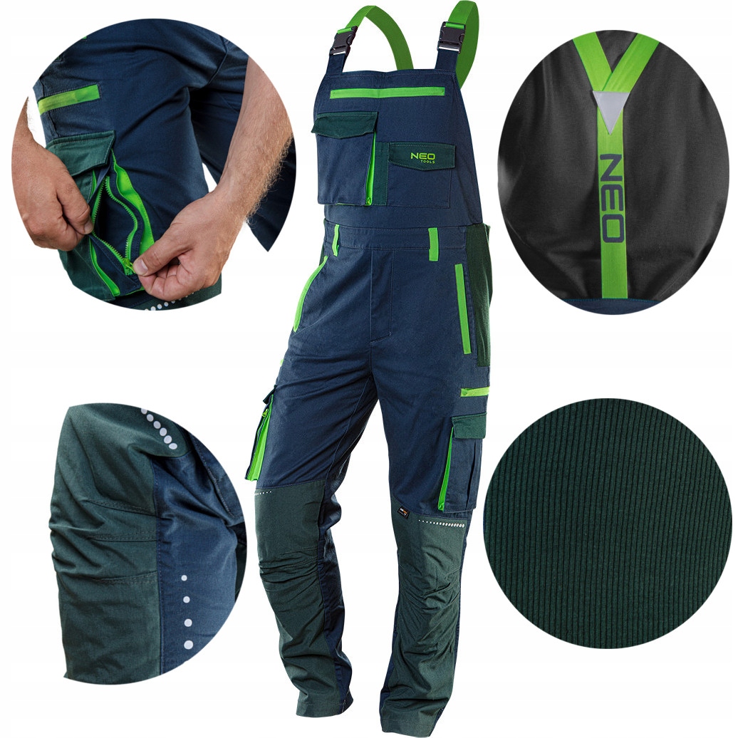 

Neo 81-246 Spodnie Robocze ogrodniczki Premium XL