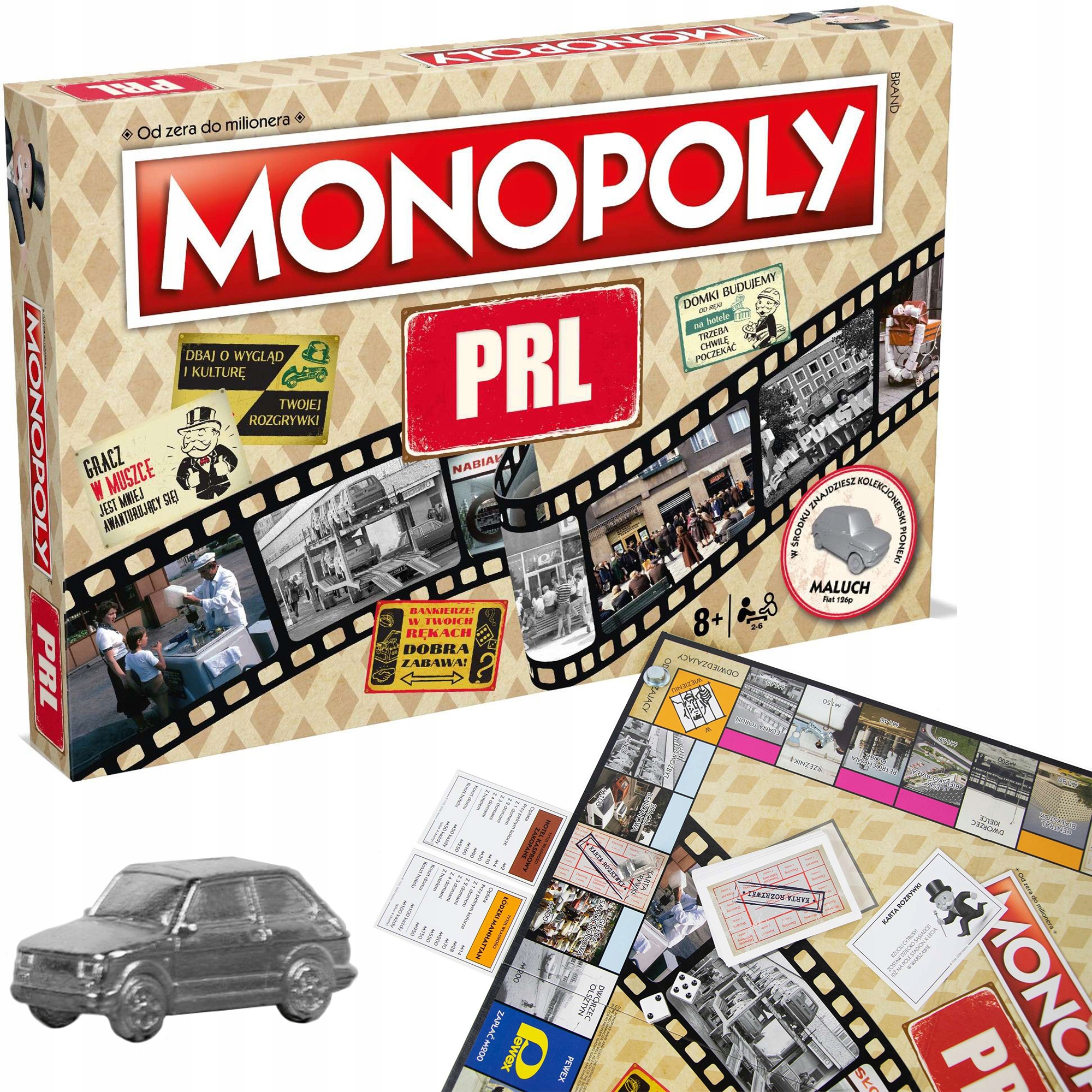 

Monopoly Prl Wyjątkowa Gra Planszowa Fiat 126p