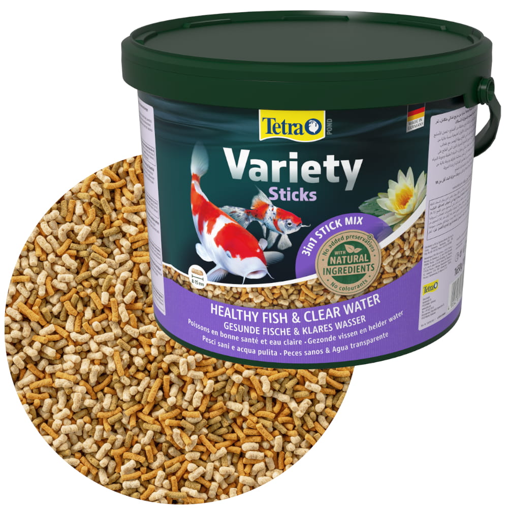 Pokarm Tetra Pond Sticks Variety 10L Mix 3 Pokarmów Ryb Oczko Wodne Karma