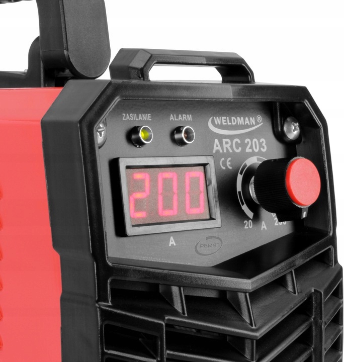 Zestaw Weldman Spawarka MMA elektrodowa ARC 200A Welding Method MMA