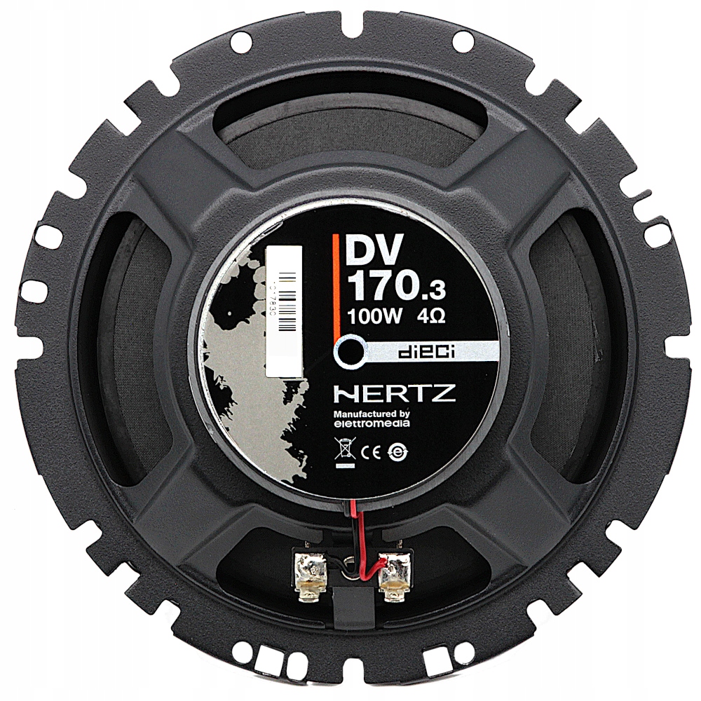 HERTZ GŁOŚNIKI SAMOCHODOWE SYSTEM 165MM DO OPEL CORSA C MERIVA OMEGA B Głębokość mocowania 45 mm