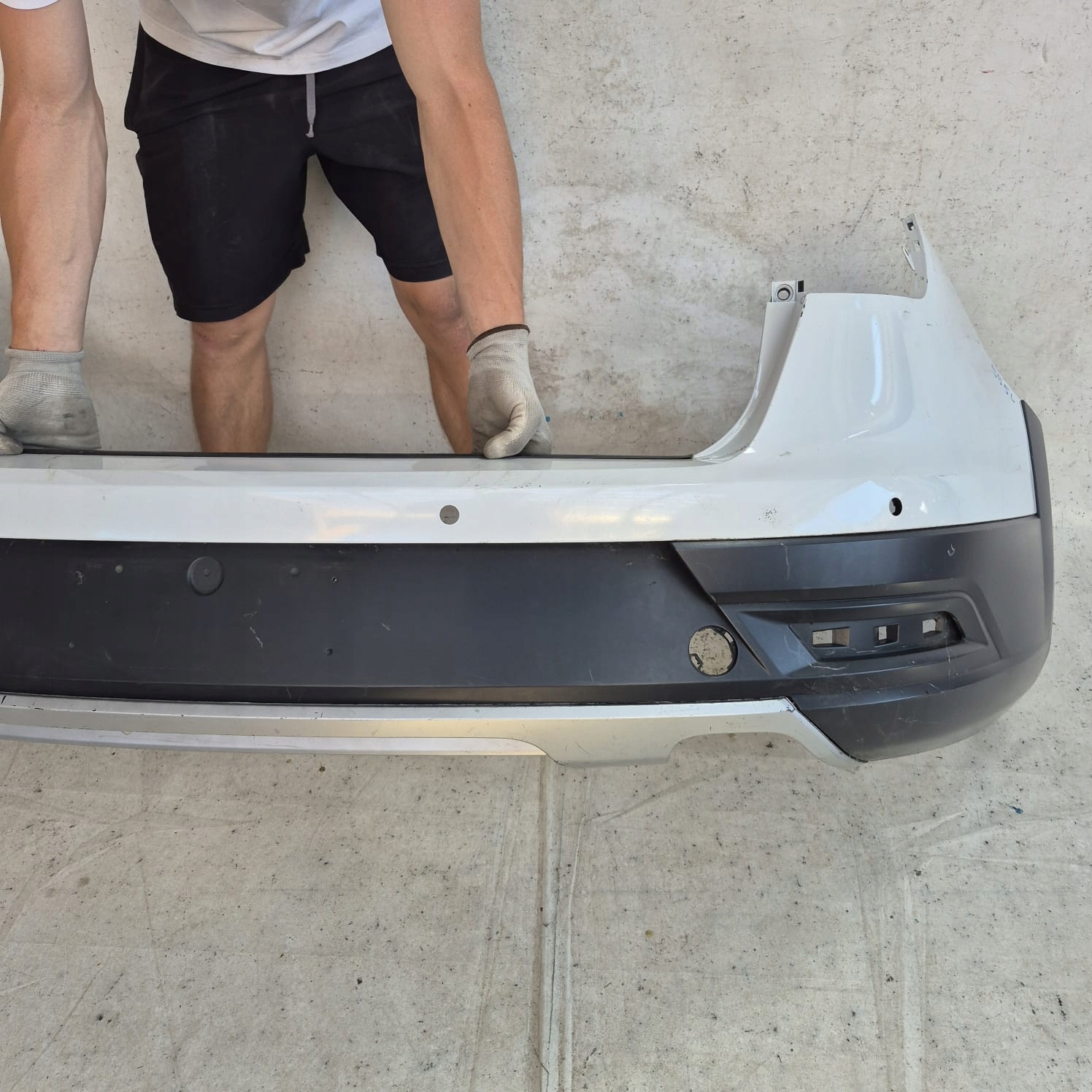 SEAT LEON III 5F9 X-PERIENCE KOMBI 14- bumper rear part rear PDC
