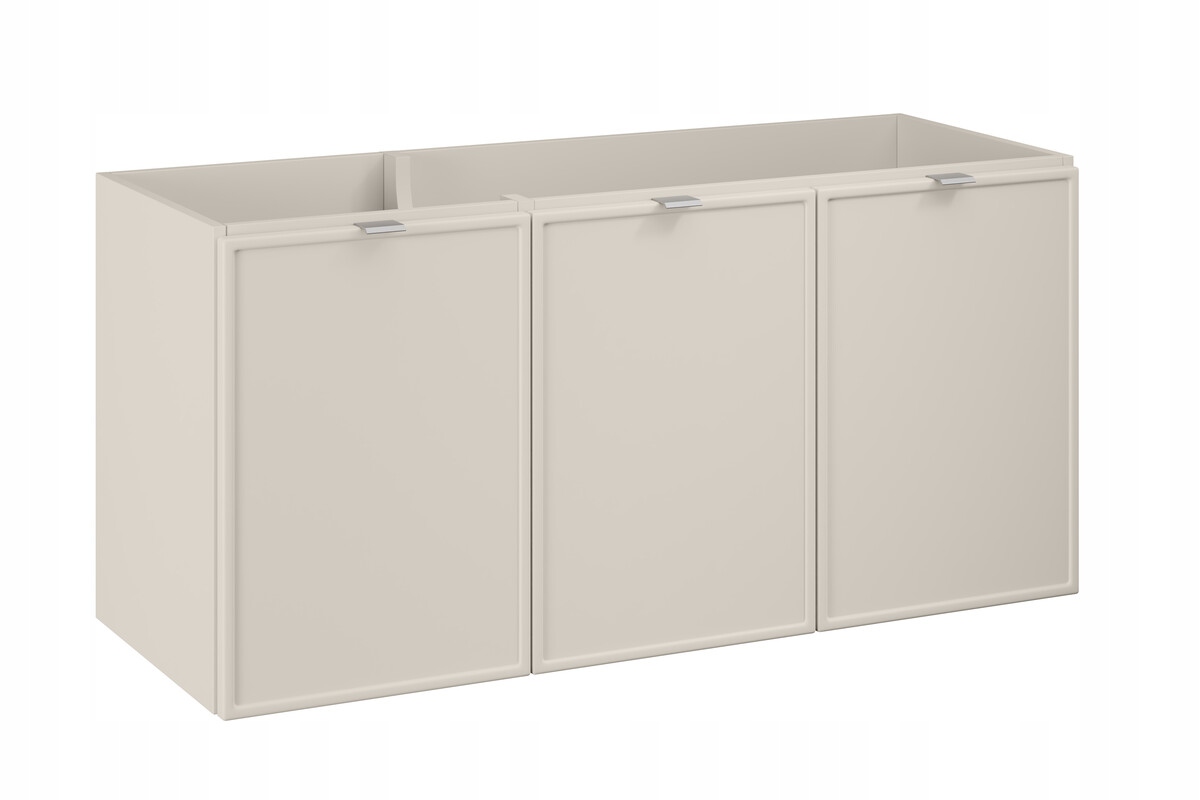 Szafka łazienkowa wisząca kaszmir 120cm,trzy uchwytów do wyboru