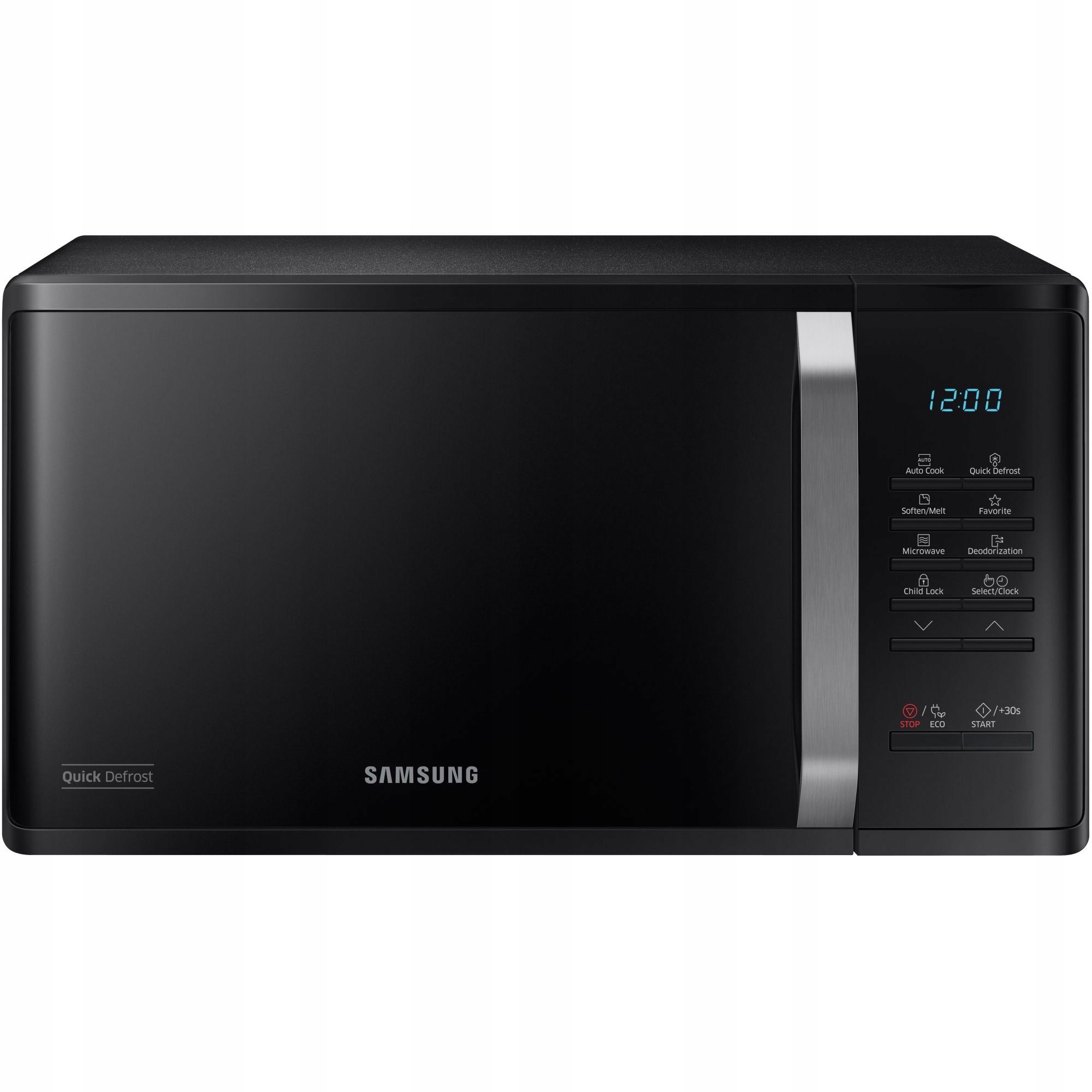 Kuchenka mikrofalowa Samsung MS23K3523AK 23L 800W Auto Cook Deodoryzacja