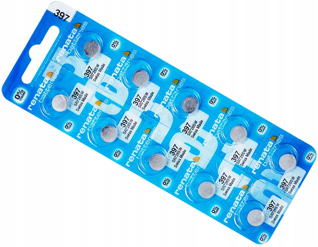 10x Bateria Srebrowa Renata SR726SW 397 SR59 Sr 726 Sw