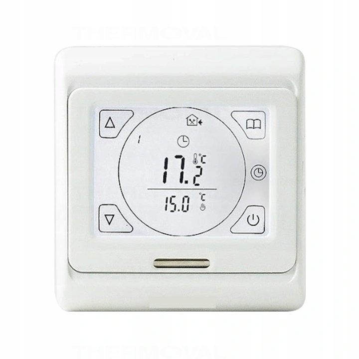Regulator Temperatury TT16 Programowalny Dotyk 16A Podłogowy Powietrzny