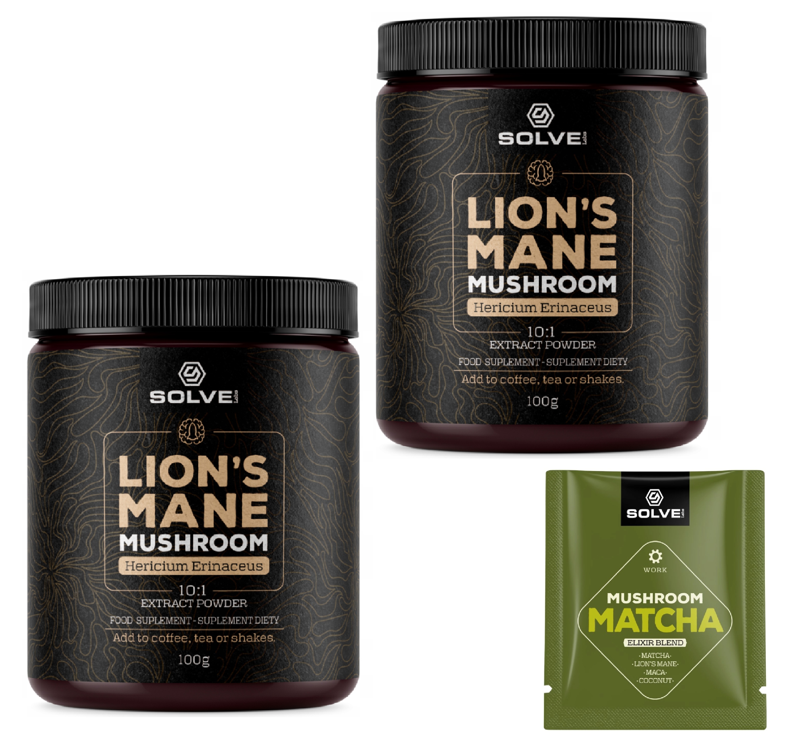 Solve Lions Mane 10:1 soplówka jeżowata 100g
