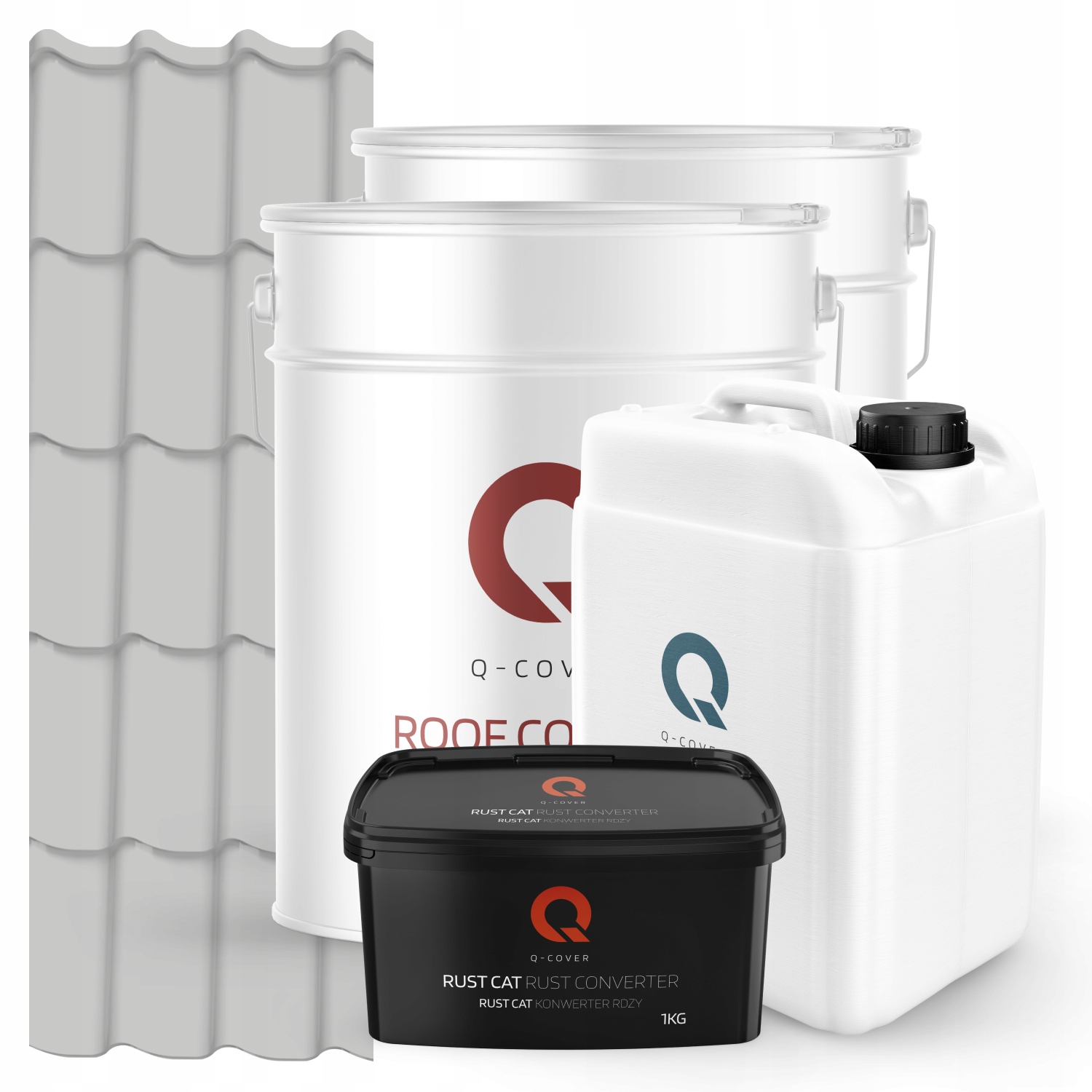 Farba Na Kovovú Strešnú Súpravu Sivá Mliečna Ral 7047 74 m2 Lesk