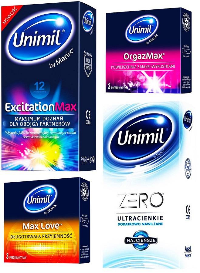 

Prezerwatywy Zestaw Unimil 46 Sztuk Pudełka