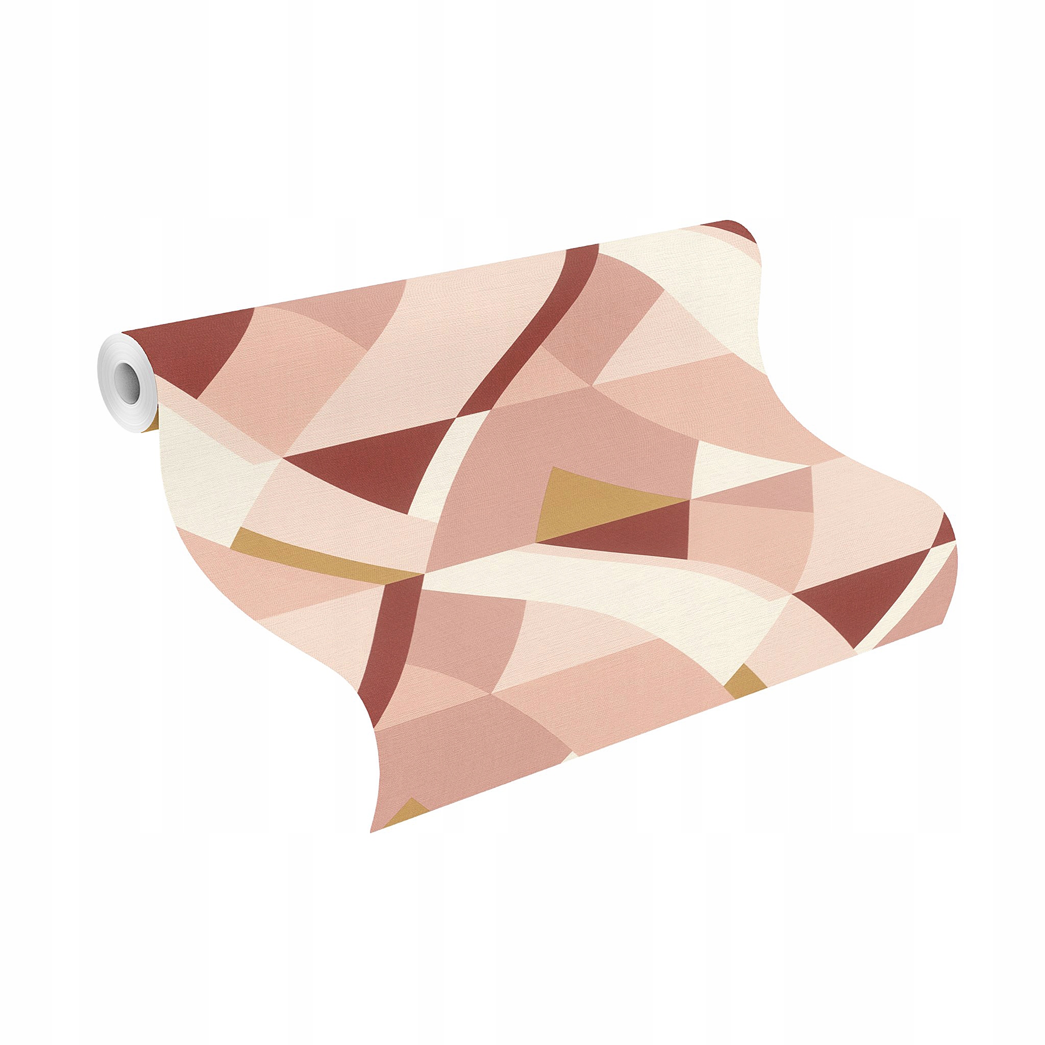 TAPETA WZÓR GEOMETRYCZNY TRÓJKATY ROMBY RASCH EAN (GTIN) 4000441533101