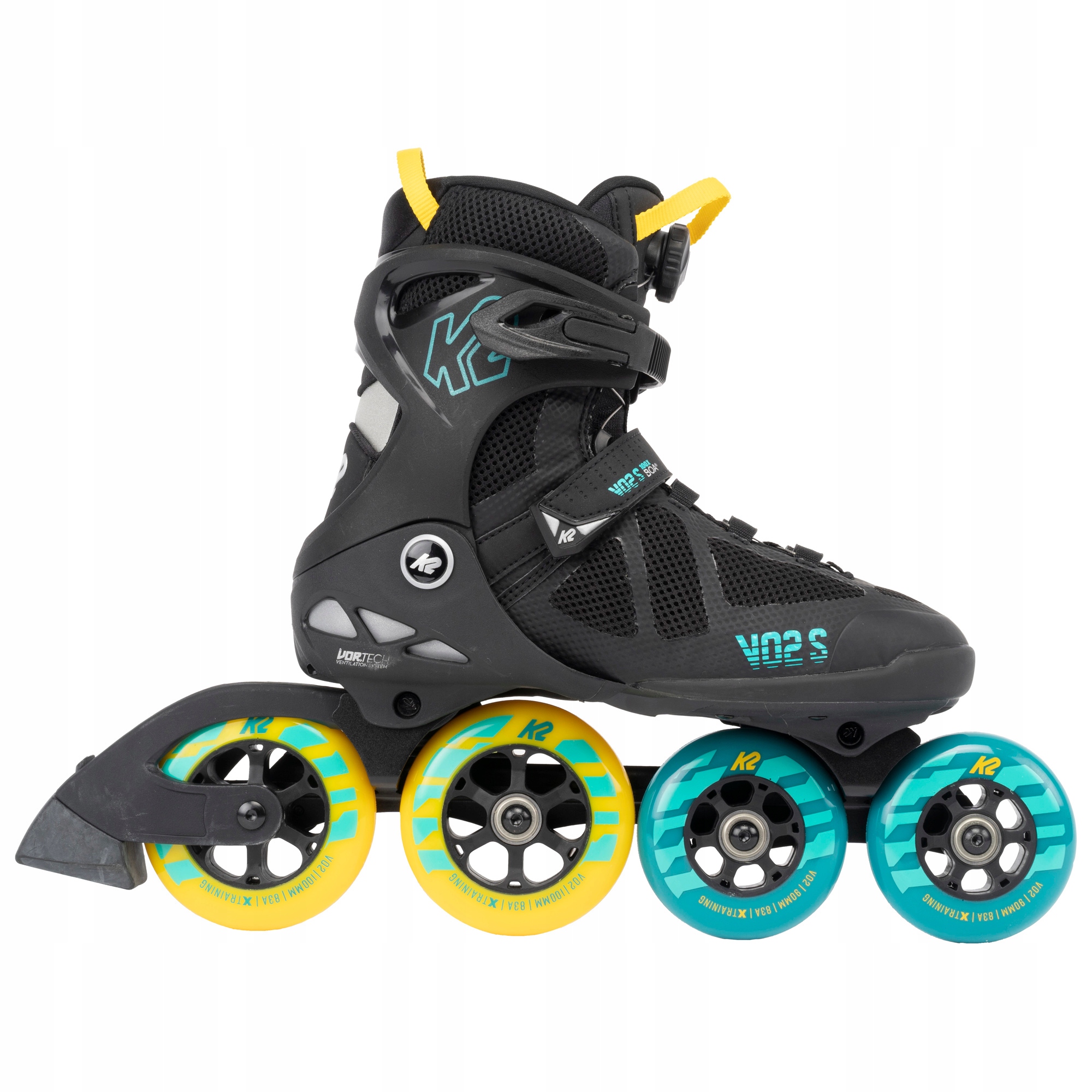 Rolki fitnesowe K2 VO2 S 100 X Boa rozmiar 44